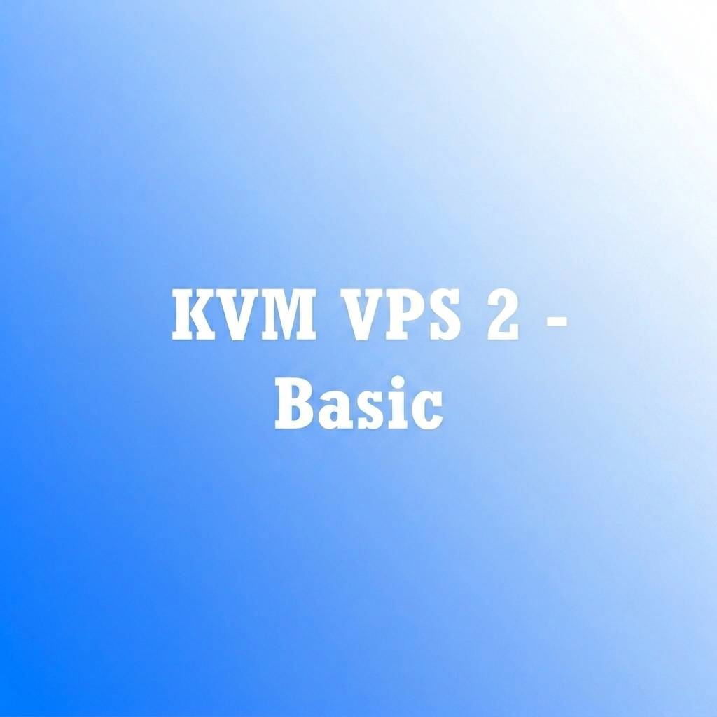 KVM VPS 2 - Basic
