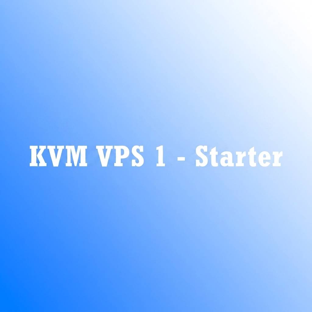 KVM VPS 1 - Starter