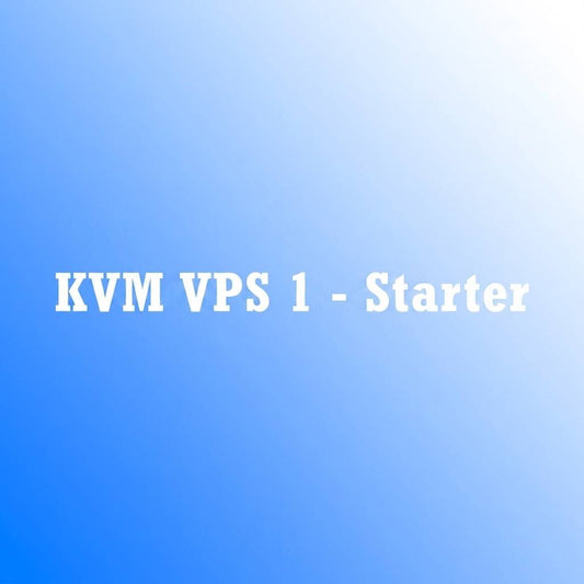 KVM VPS 1 - Starter