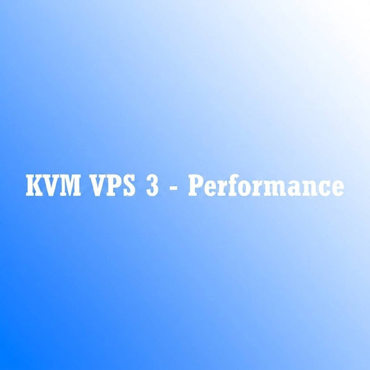 KVM VPS 3 - Performance