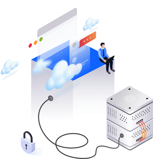 EU KVM VPS Server Illustration