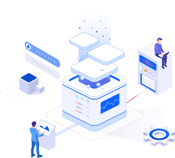 VPS Server Virtualization Illustration